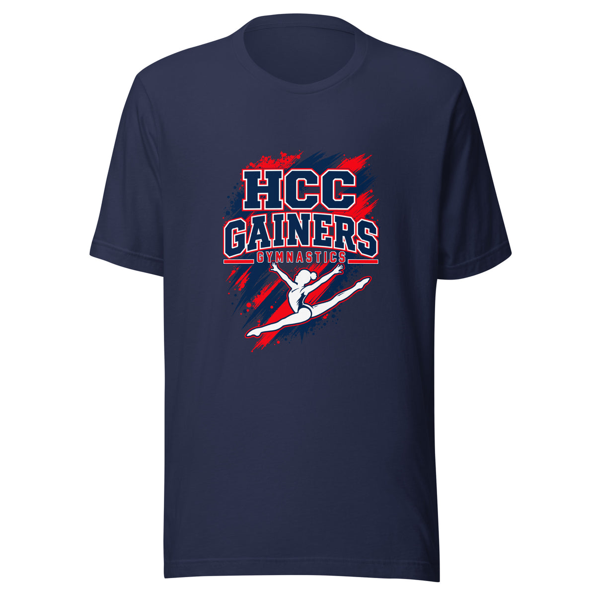 Performance | T-Shirt | HCC Gymnastics | Crest Logo