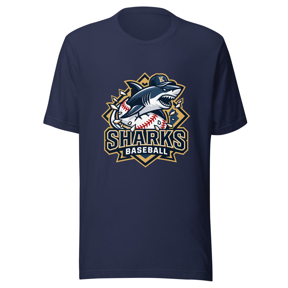Performance | T-Shirt | Sharks Diamond Sports | Valor Logo