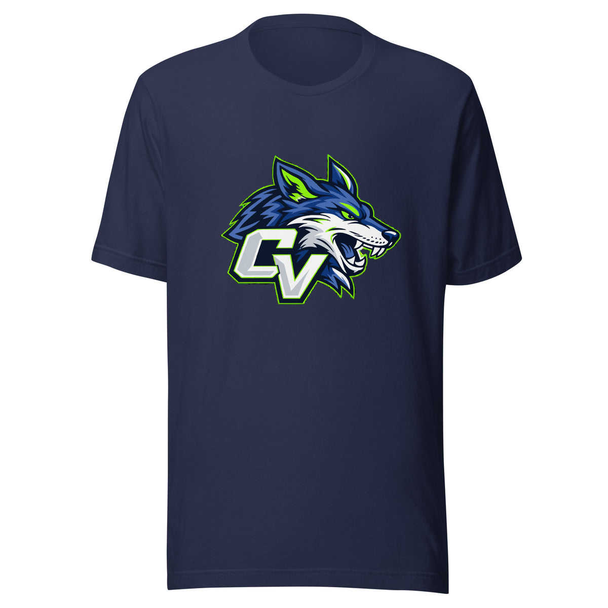 Performance | T-Shirt | Cumberland Valley Coyotes Football | Crest Logo