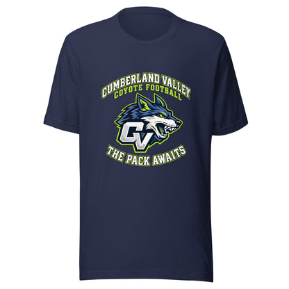 Performance | T-Shirt | Cumberland Valley Coyotes Football | Emblem Logo