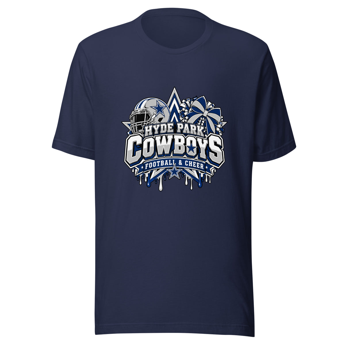 Performance | T-Shirt | Hyde Park Cowboys | Crest Logo