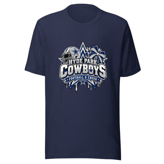 Performance | T-Shirt | Hyde Park Cowboys | Crest Logo