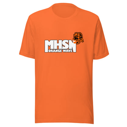 Performance | T-Shirt | Orange Wave Marching Band | Crest Logo