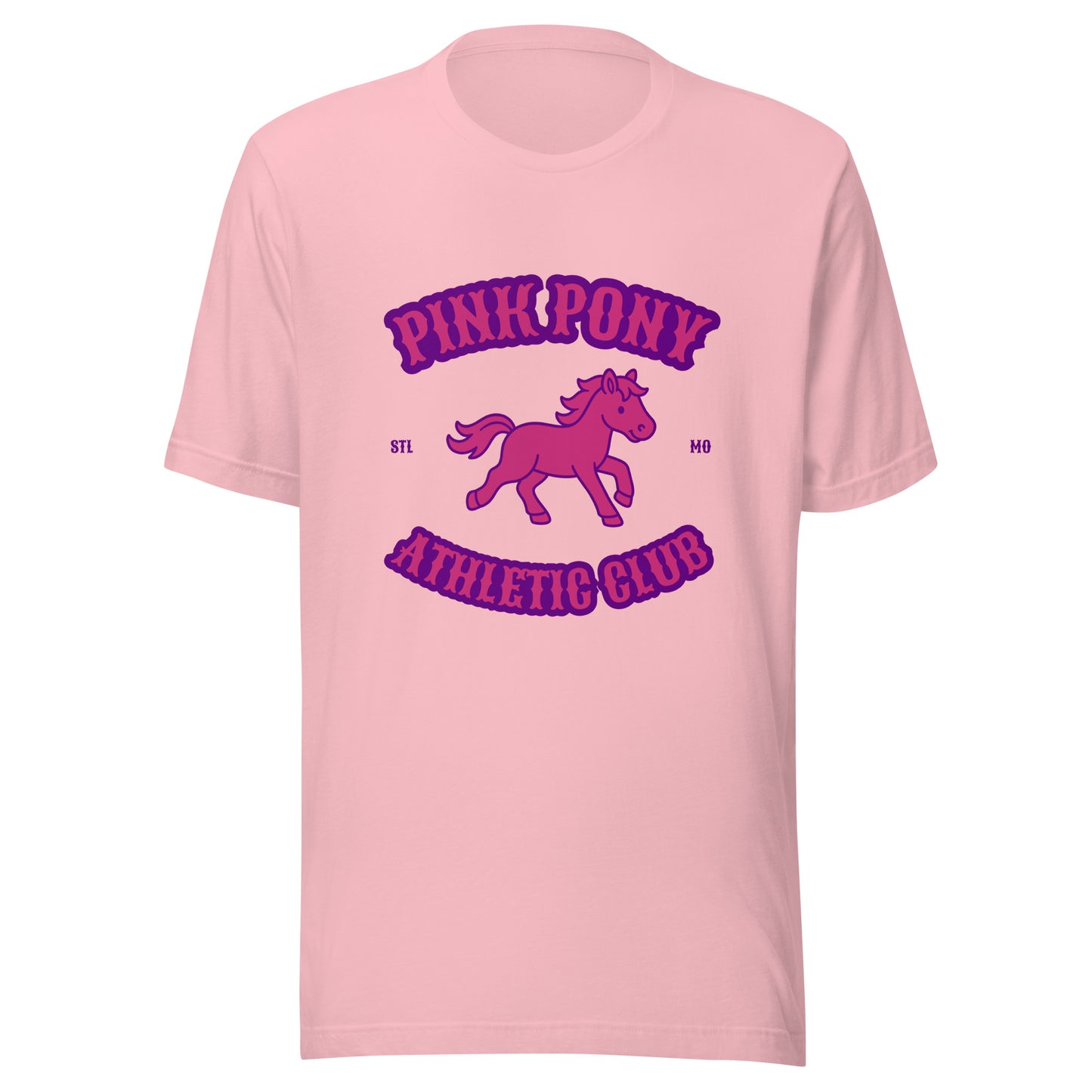 Performance | T-Shirt | Pink Pony Athletic Club | Crest Logo