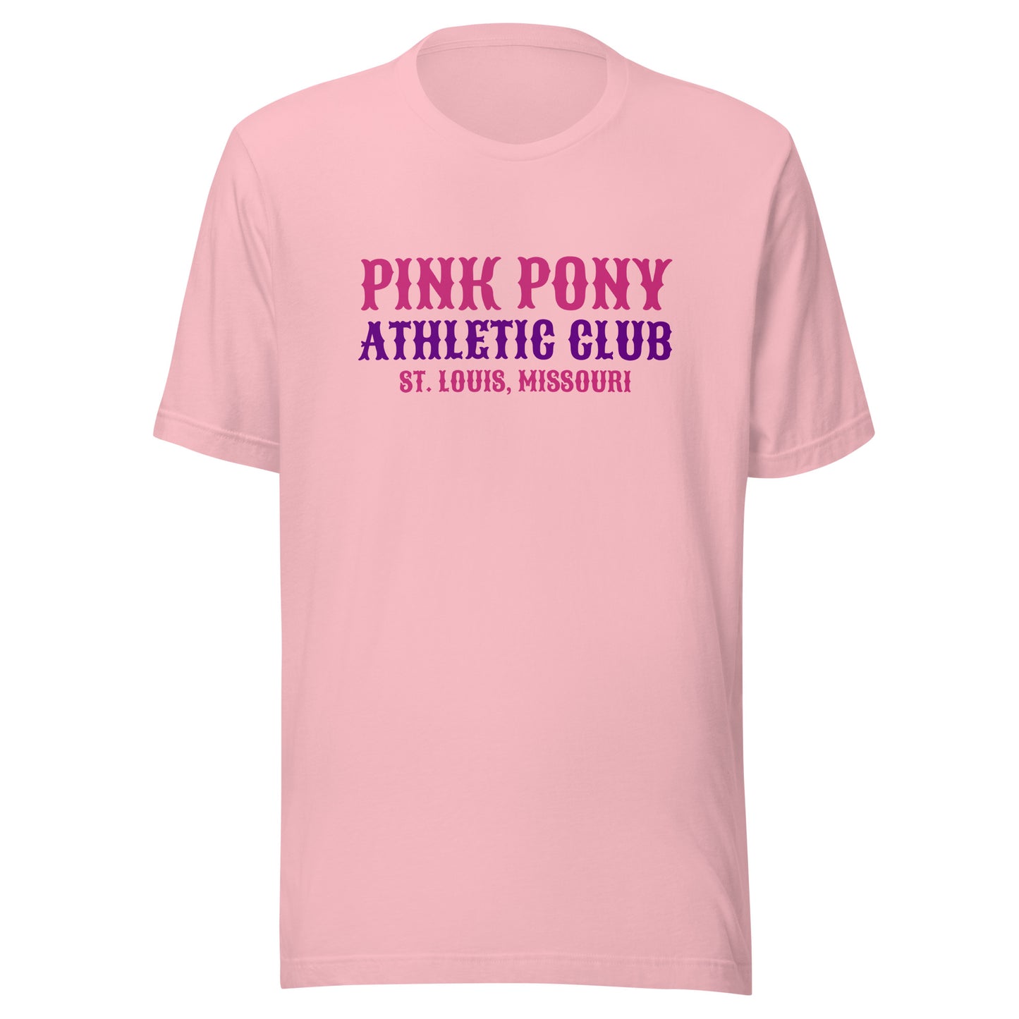 Performance | T-Shirt | Pink Pony Athletic Club | Athletic Wordmark Logo