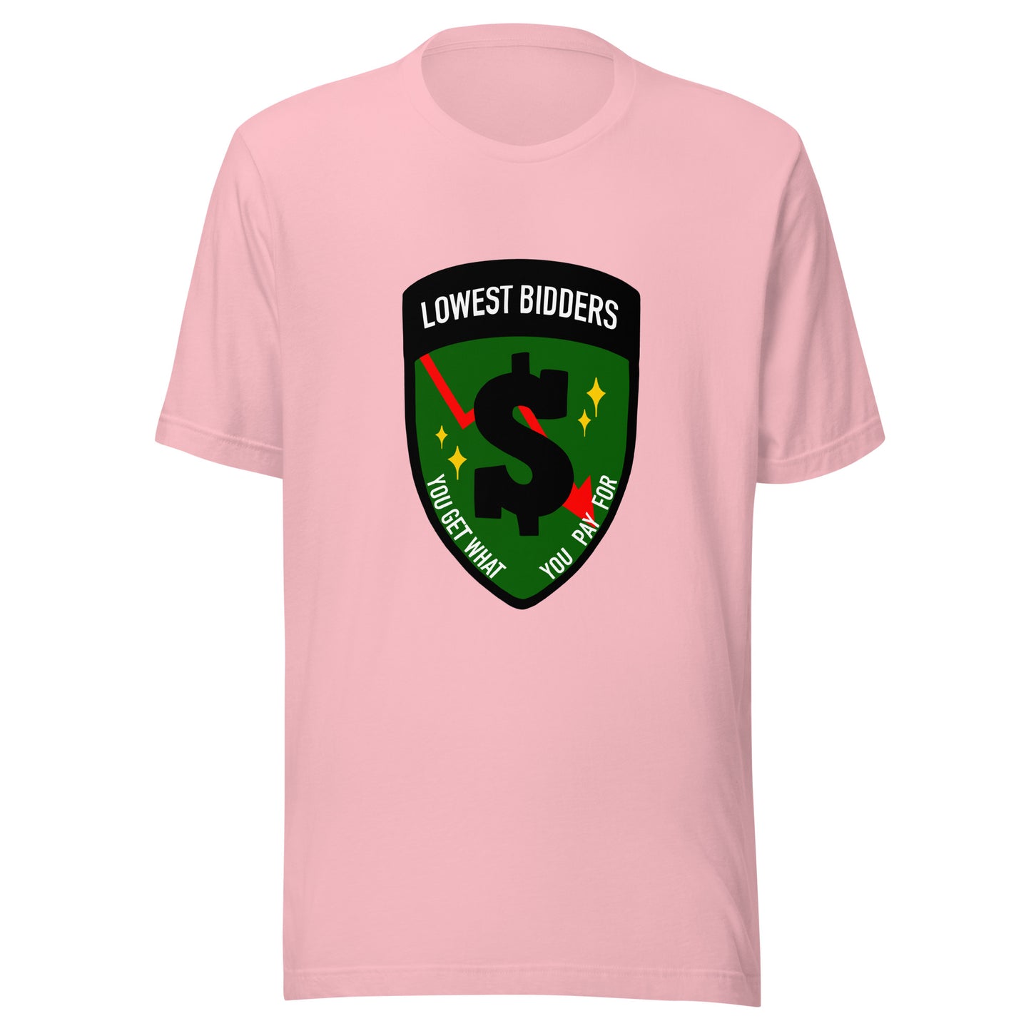 Performance | T-Shirt | The Lowest Bidders | Emblem Logo