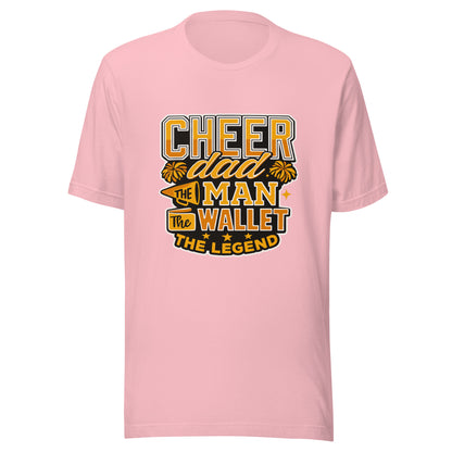 Performance | T-Shirt | Sunset Surge All-Star Cheerleading | Cheer Dad Legend Logo