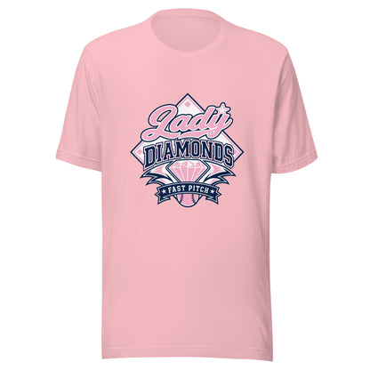 Performance | T-Shirt | Lady Diamonds | Emblem Logo
