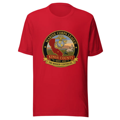 Performance | T-Shirt | Marine Corps League kings County Det 455 | Shield Logo
