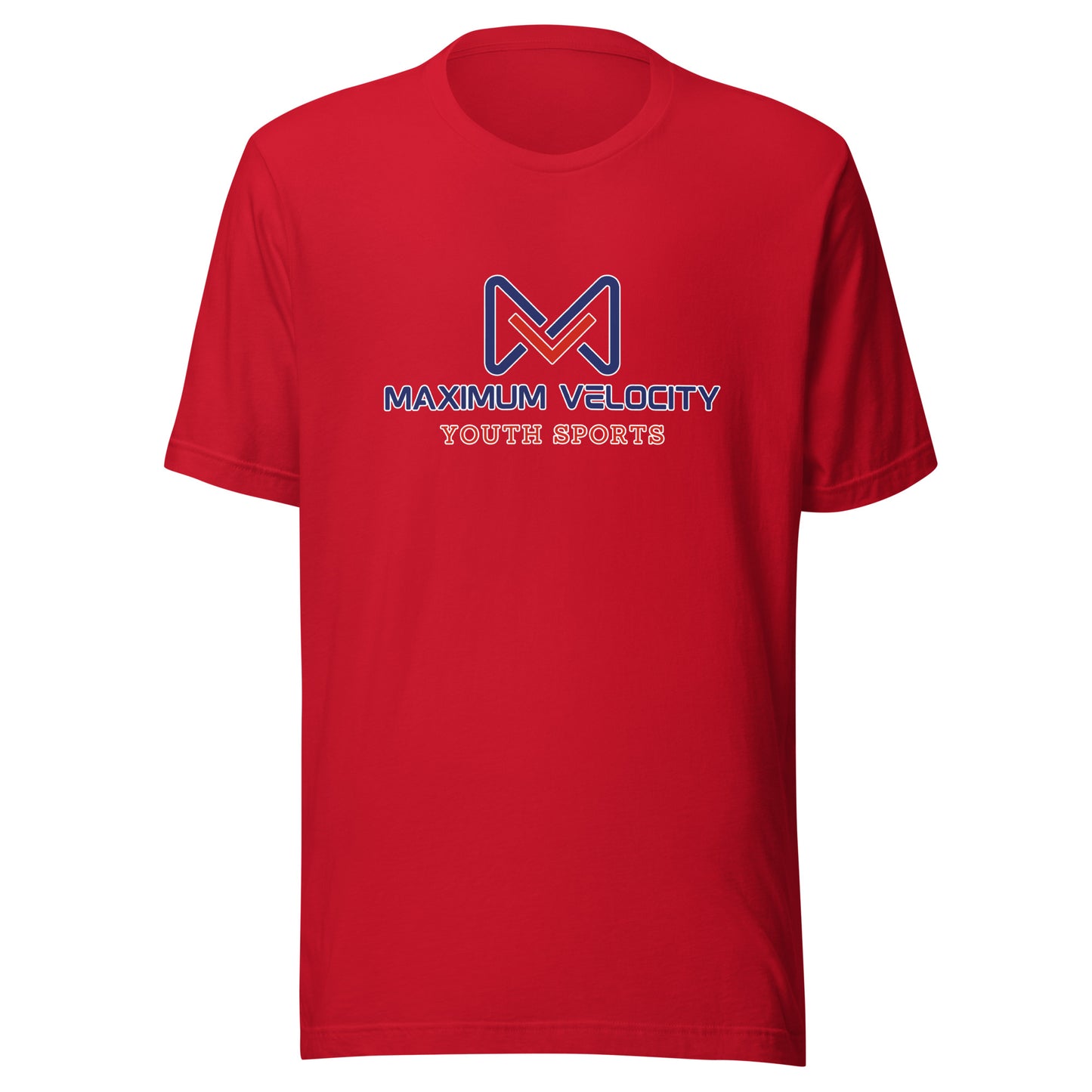 Performance | T-Shirt | Maximum Velocity Youth Sports | Emblem Logo