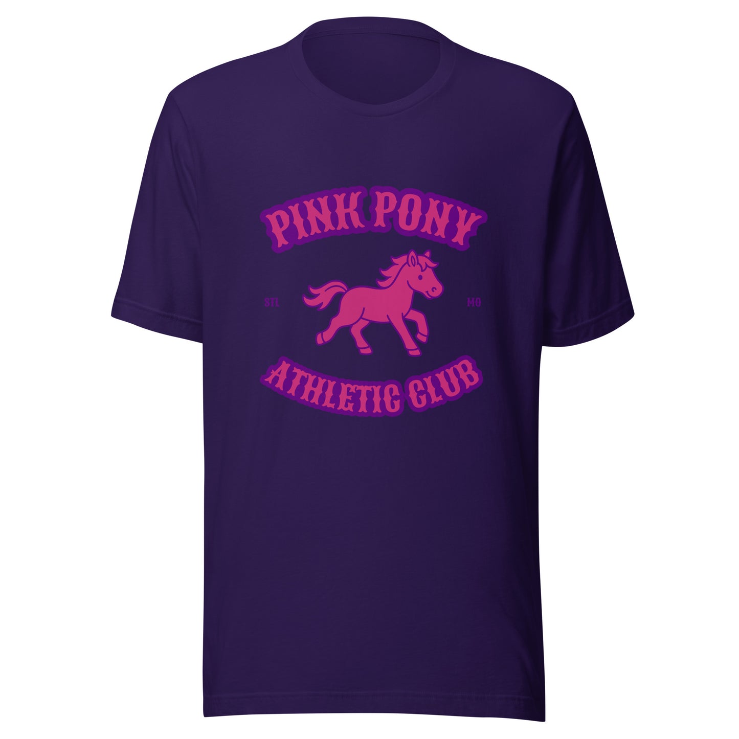 Performance | T-Shirt | Pink Pony Athletic Club | Crest Logo