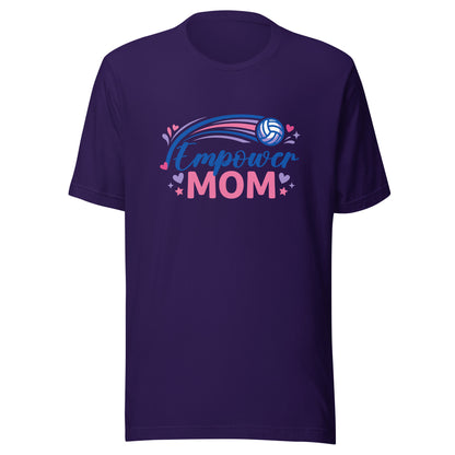 Performance | T-Shirt | Empower Volleyball Club | Mom Crest Logo