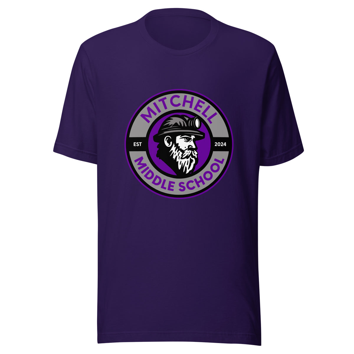Performance | T-Shirt | Mitchell Middle School Softball | Badge Logo