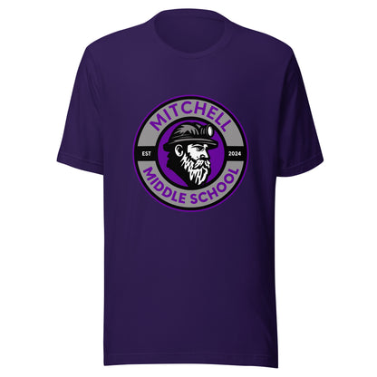 Performance | T-Shirt | Mitchell Middle School Softball | Badge Logo