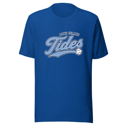 Performance | T-Shirt | Long Island Tides Baseball | Athletics Logo
