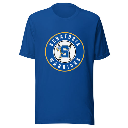 Performance | T-Shirt | Senatobia Warriors Baseball | Badge Logo