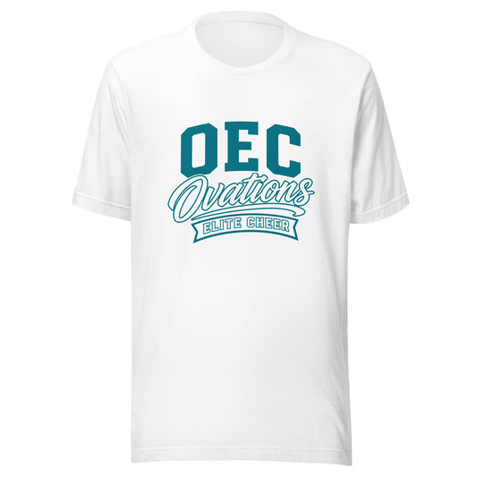 Performance | T-Shirt | Ovations Elite Cheer | Emblem Logo