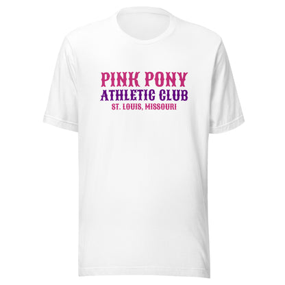 Performance | T-Shirt | Pink Pony Athletic Club | Athletic Wordmark Logo