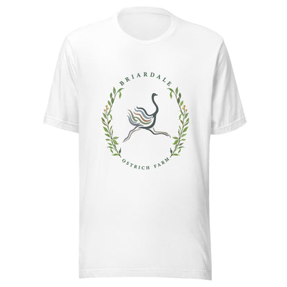 Performance | T-Shirt | Briardale Ostrich Farm | Crest Logo