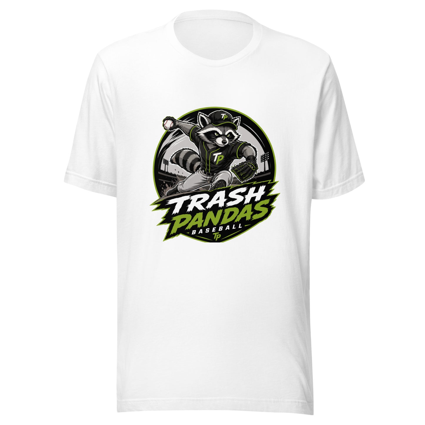Performance | T-Shirt | Trash Pandas Baseball Organization | Vanguard Logo