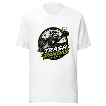 Performance | T-Shirt | Trash Pandas Baseball Organization | Emblem Logo