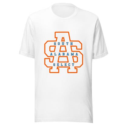Performance | T-Shirt | South Alabama Select 8U | Letter Crest Logo