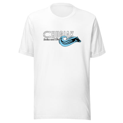 Performance | T-Shirt | Chugiak Mustang Swim & Dive | Emblem Logo