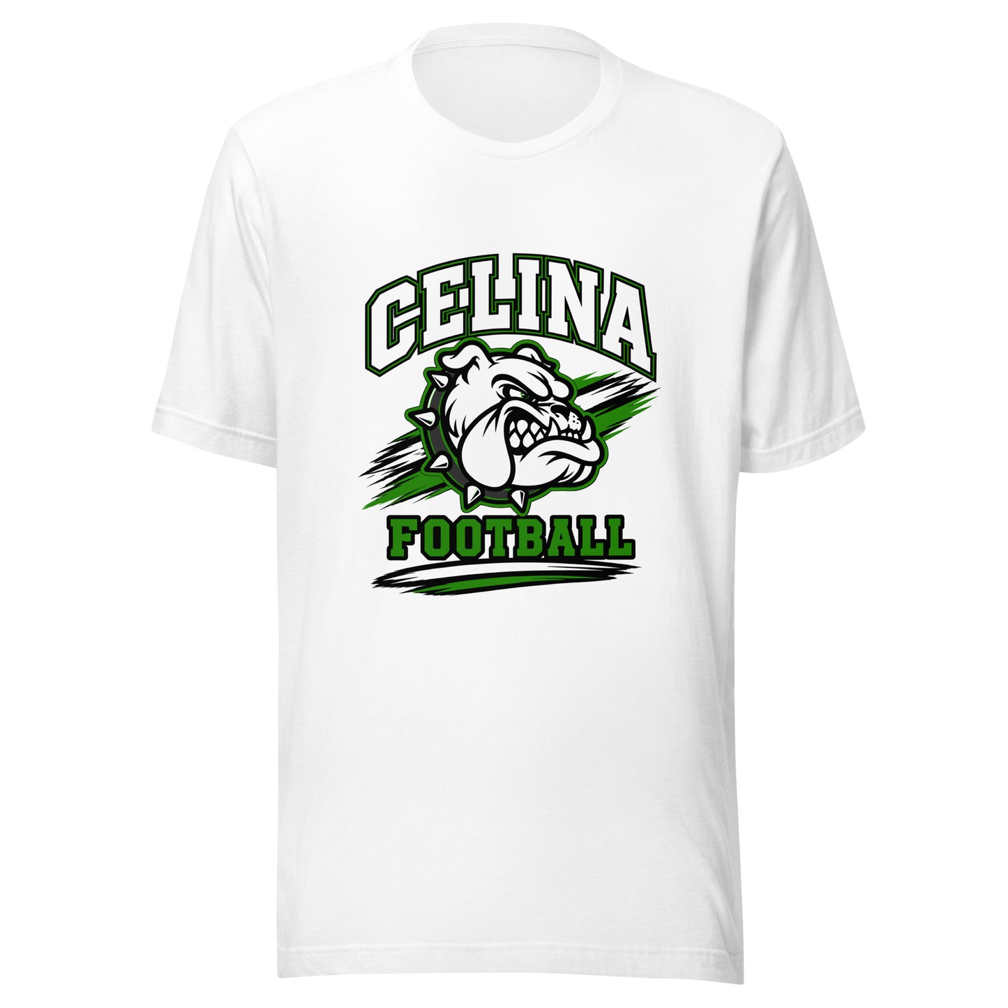 Performance | T-Shirt | Celina Black Football | Emblem Logo