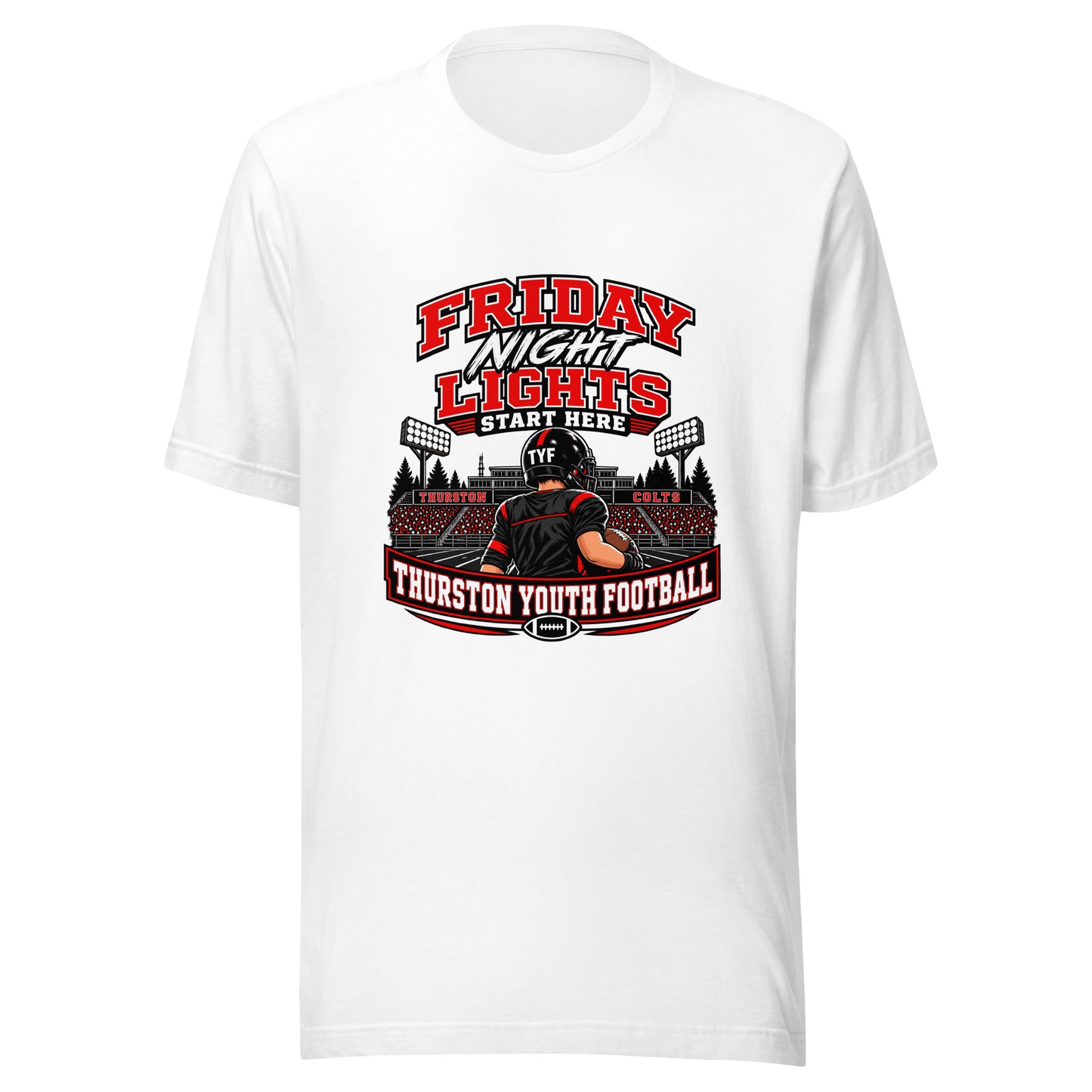 Performance | T-Shirt | Thurston Youth Football | Vanguard Logo