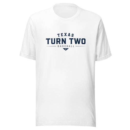 Performance | T-Shirt | Texas Turn Two Baseball | Modern Script Logo