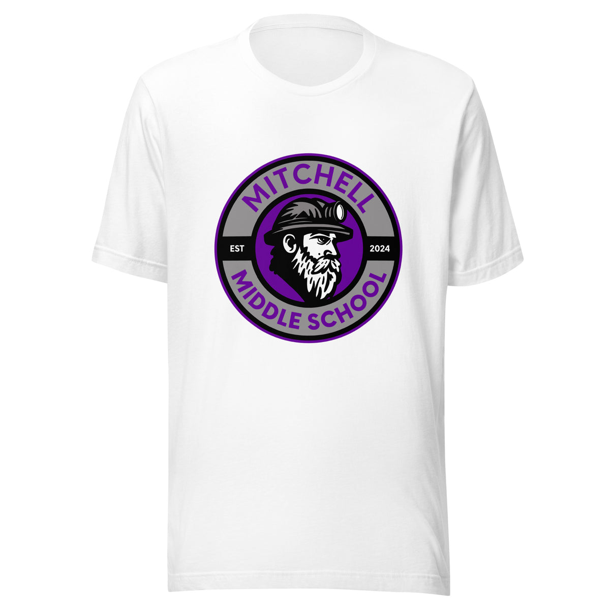 Performance | T-Shirt | Mitchell Middle School Softball | Badge Logo