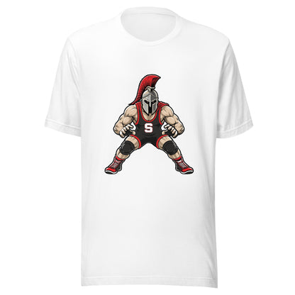 Performance | T-Shirt | Spartan Wrestling Club | Mascot Logo