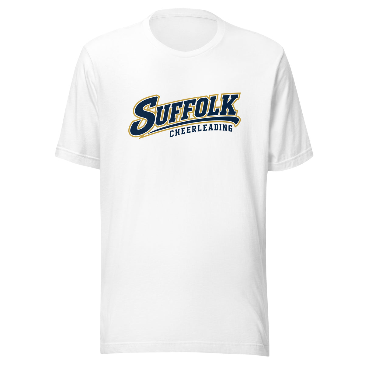 Performance | T-Shirt | Suffolk University Cheerleading | Athletics Logo