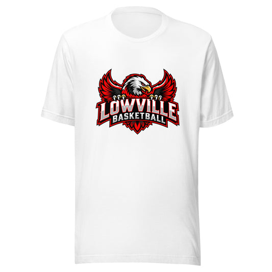 Performance | T-Shirt | Lowville Girls Basketball | Emblem Logo
