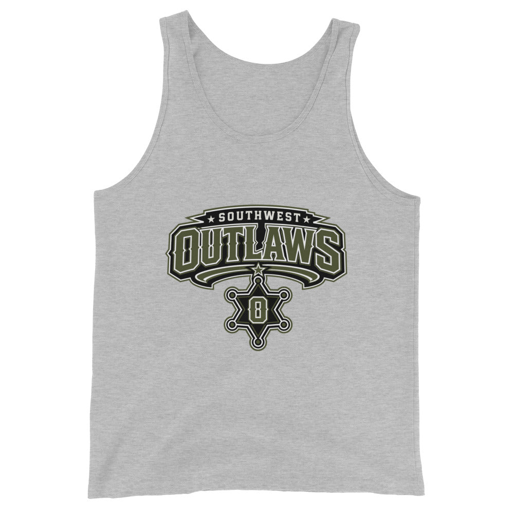 Performance | Tank Top | Southwest Outlaws | Frontier Athletics Logo