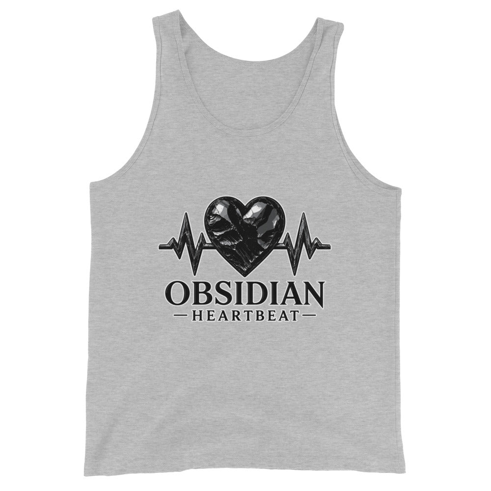 Performance | Tank Top | Obsidian Heartbeat | Pulse Athletics Logo