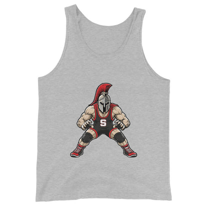 Performance | Tank Top | Spartan Wrestling Club | Mascot Logo