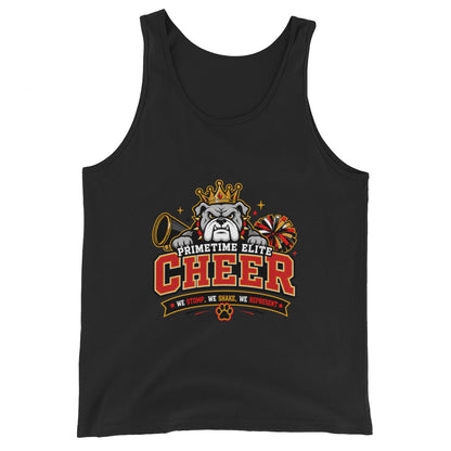 Performance | Tank Top | PTE Bulldog Cheer | Crest Logo