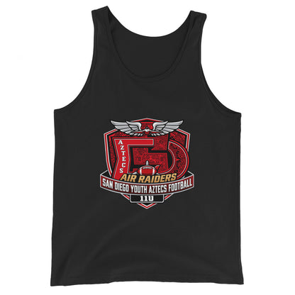 Performance | Tank Top | San Diego Youth Aztecs Football 11u Air Raiders | Shield Logo