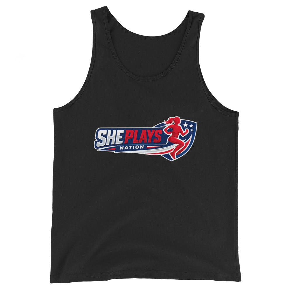 Performance | Tank Top | She Plays Nation | Crest Logo