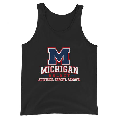 Performance | Tank Top | Michigan Select Baseball | Crest Logo