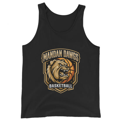 Performance | Tank Top | Mandan Dawgs Basketball | Shield Logo