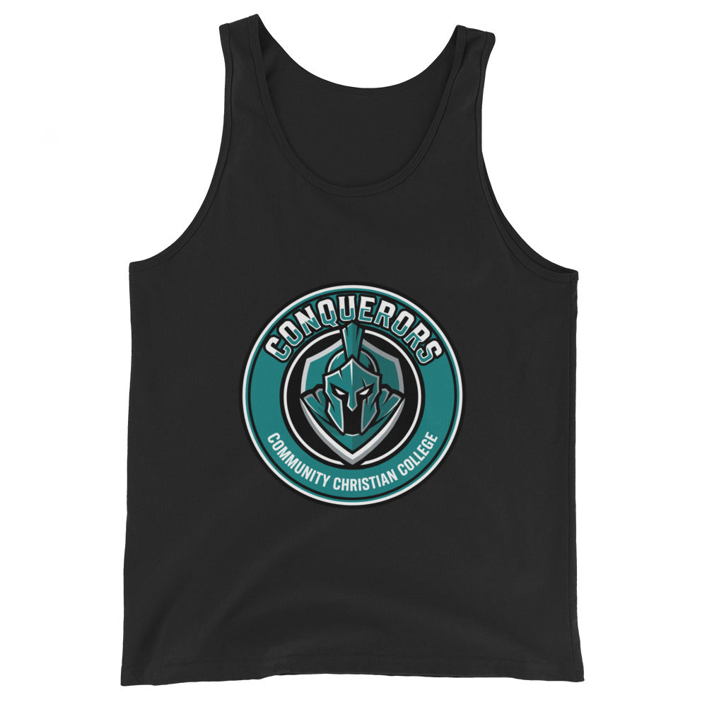 Performance | Tank Top | Community Christian College | Badge Logo