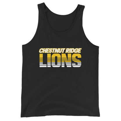 Performance | Tank Top | Chestnut Ridge Lions Football | Script Logo