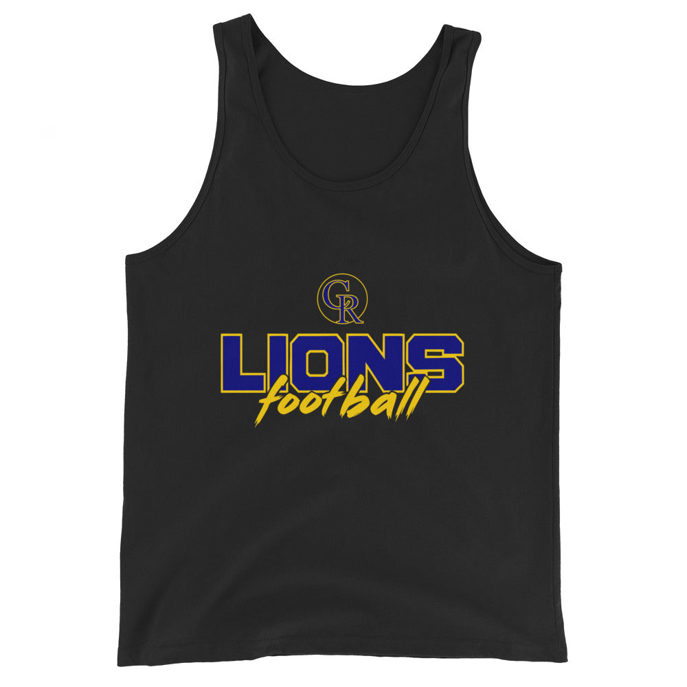 Performance | Tank Top | Chestnut Ridge Lions Football | Vanguard Logo