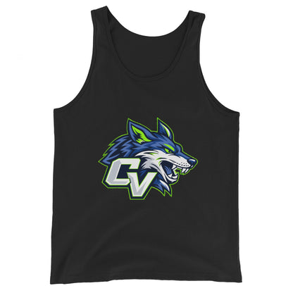 Performance | Tank Top | Cumberland Valley Coyotes Football | Crest Logo