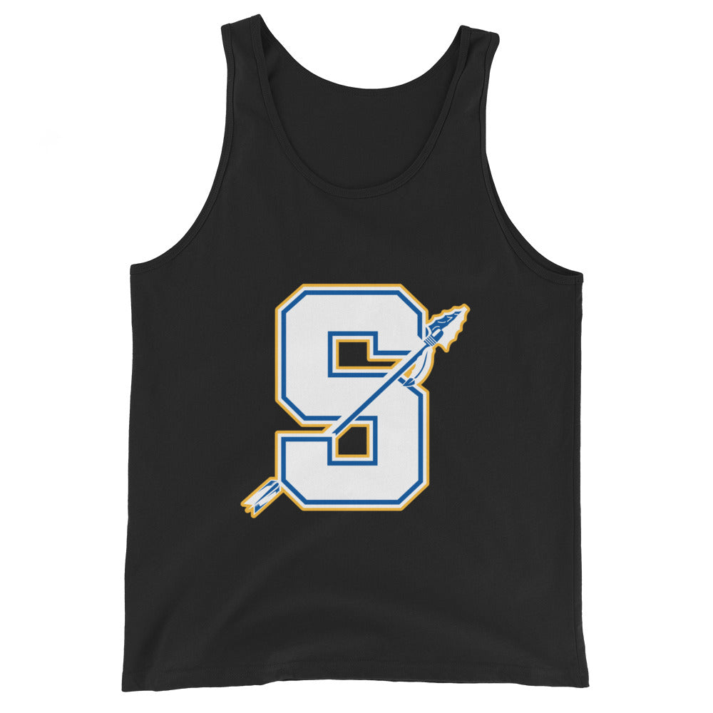 Performance | Tank Top | Senatobia Warriors Baseball | Crest Logo