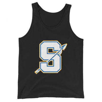 Performance | Tank Top | Senatobia Warriors Baseball | Crest Logo