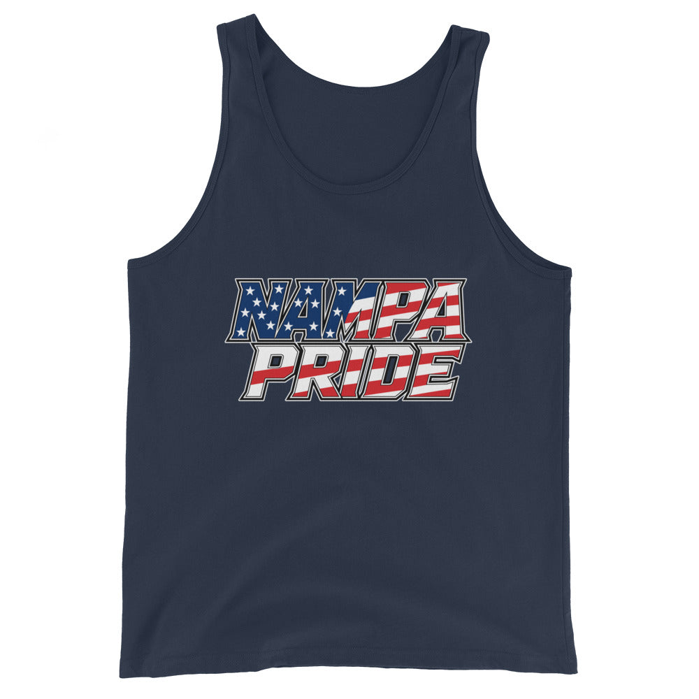 Performance | Tank Top | Nampa Pride | Modern Script Logo