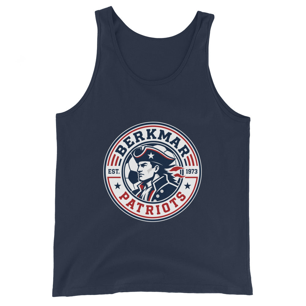 Performance | Tank Top | Berkmar High School Soccer | Badge Logo